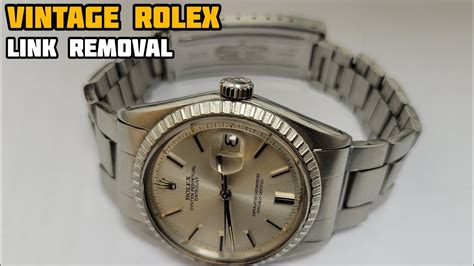 how to shorten fake rolex without screw
